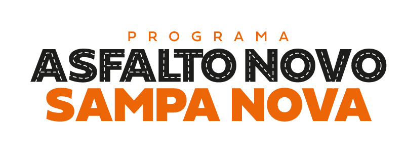 Logo do programa Asfalto Novo Sampa Nova